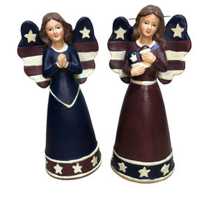 Patriotic American Angels Set of Two